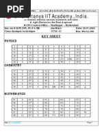 20-01-2023 - Jee SR ELITE (CIPL, IPL IC & ISB) - Jee-Main - GTM-10 - Key & Sol's