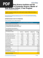 UCSD COA HDSI CSE Master Data Science Online 2022