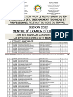 IETP Ebolowa Liste Des Candidats 2022