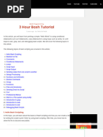 Bash Scripting Tutorial Guide