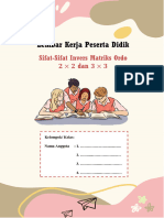 LKPD Sifat-Sifat Invers Matriks