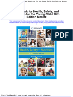 Full Download Test Bank For Health Safety and Nutrition For The Young Child 10th Edition Marotz PDF Full Chapter