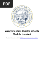 Charter School Module Handout