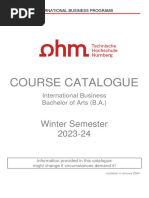 B-IB Course Catalogue