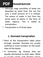 Transpiration