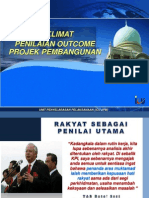 Slide Icu JPM - Taklimat Penilaian Outcome Projek Pembangunan