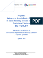 Nota Tecnicas Descriptiva de Productos de Implementacion Directa 310823