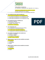 Química - Preguntas Parcial 1