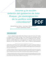 La Política Exterior de Iván Duque-Una Mirada A Sus Primeros Dos Años