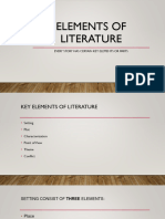 1 - Elements of Literature