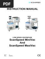 Instruction Manual - ScanVac - ScanSpeed MiniVac and MaxiVac Systems