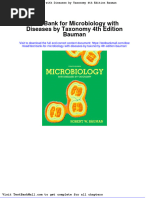 Full Download Test Bank For Microbiology With Diseases by Taxonomy 4th Edition Bauman PDF Full Chapter