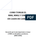 Como Tomar o MMS em Casos de Câncer (Espanhol)