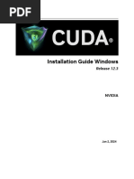 CUDA Installation Guide Windows