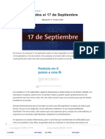 Nacidos El 17 de Septiembre - Personalidad, Compatibilidad y Más