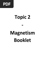 Topic 2 - Magnetism Booklet Students