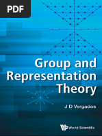 John D Vergados - Group and Representation Theory-World Scientific Publishing Company (2017)