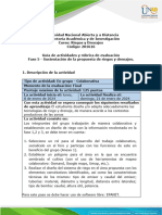 Guía Unidad 3 - Fase 5 - Sustentación de La Propuesta de Riegos y Drenajes