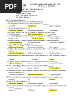 ĐỀ THI MOR - SYNTAX - MID -GDU