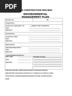 Environmental Management Plan - BU1 - Jan 19