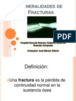 Generalidades de Fracturas