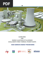 Energy Audit Manual For Thermal Power Plants