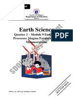 CORE EARTH SCIENCE11 Q2 Mod9 W2 Magma - Formation and Metamorphism