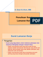 Per.11 - Penulisan Surat Lamaran Kerja