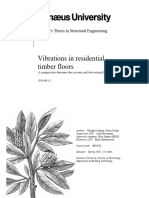 Calculation Vibrations Residential Floors