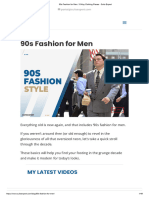 90s Fashion For Men - 15 Key Clothing Pieces - Suits Expert