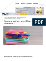 Comment Nettoyer Ses Chiffons en Microfibre