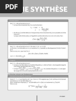 Synthèse - Chapitre 7. Dérivabilité