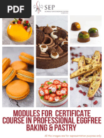 Certificate Course in Professional Eggfree Baking & Pastry