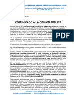 Comunicado A La Opinión Pública Unssp - Rta Vicemi - 240114 - 122219