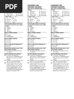 Converting and Scientific Notation WS