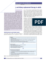 Acute Kidney Injury and Kidney Replacement Therapy in Adults