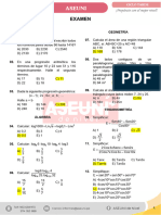 Examen Ciclo Tarde UNI - Semana 14 (Clave)