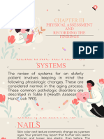 Physical Assessment and Recording The Findings