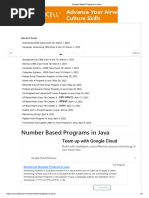 Number Based Programs in Java
