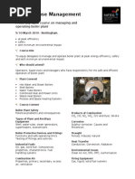 Boiler House Management Leaflet DSM