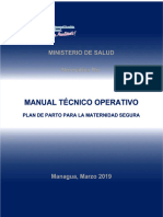 Manual Técnico Operativo Plan de Parto para Una Maternidad Segura