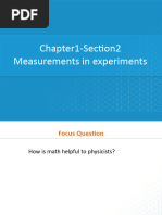 Chapter1-S2 - MEASUREMENTS IN EXPERIMENTS