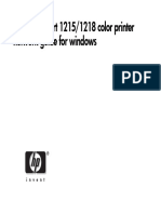 HP Photosmart 1215/1218 Color Printer Network Guide For Windows