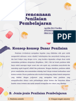 Perencanaan Penilaian Pembelajaran