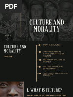 Lesson 5 Culture and Morality