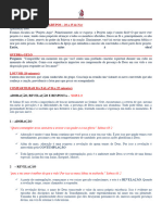 ESTUDO DOS PG'S - ADORAÇÃO, REVELAÇÃO E RESPOSTA - 20 A 25 Nov