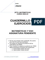 Cuadernillo Pendiente