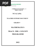 GRADE 9 - Maths - Trace The Concept - Teacher Document