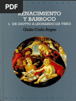 Argan Renacimiento y Barroco Vol.1 Piero Della Francesca