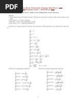 Formulae Sheet